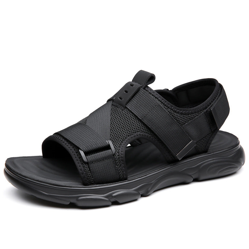 Buy Men's Soft Bottom Non-slip All-matching Outer Wear Roman Beach Shoes