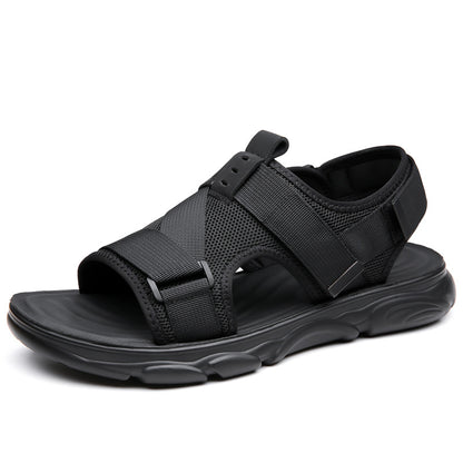 Buy Men's Soft Bottom Non-slip All-matching Outer Wear Roman Beach Shoes