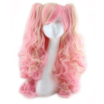 Colorful Long Curly Wigs - Vibrant Shades & Natural Look