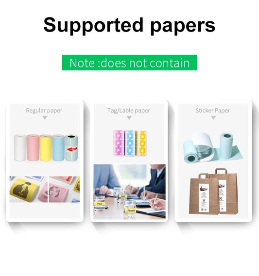 Buy Mini Wireless Bluetooth Thermal Printer – Sticker & Label