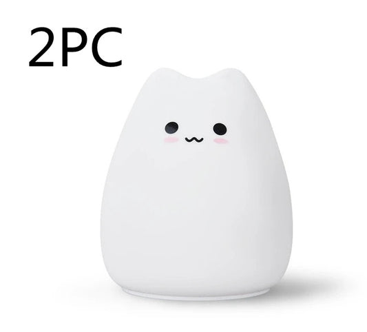 Silicone Touch Sensor LED Night Light for Children Baby Kids