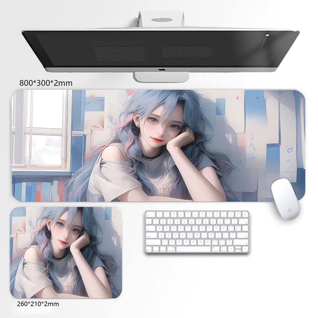 Anime Design Large Mouse Pad for Gaming and Office Desk Setup