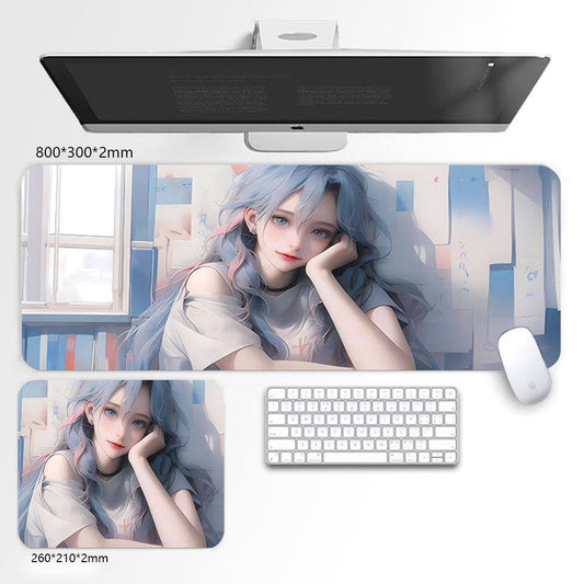 Anime Design Large Mouse Pad for Gaming and Office Desk Setup
