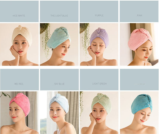 Buy Women's Hair Dryer Cap – Absorbent Quick-Dry Hair Towel