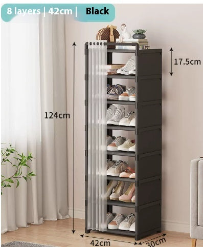 Dust-Proof Wardrobe Small Household Storage Cabinet for Home