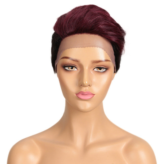 Front Lace Wig Real Hair – Natural Look with Soft Headgear Cap