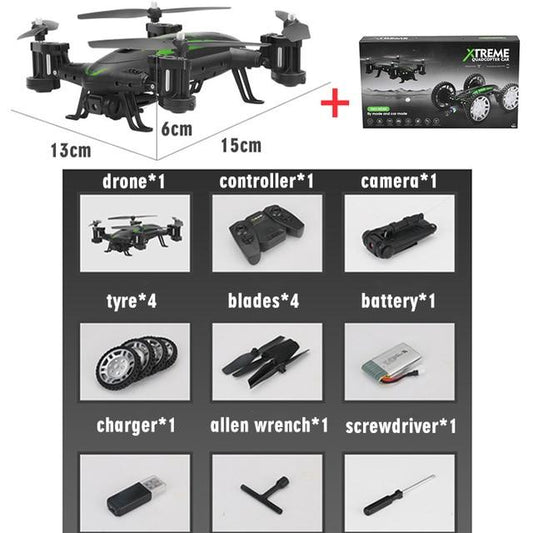 Buy OTRC FY602 RC Drone Car – Flying Quadcopter & RC Car Combo
