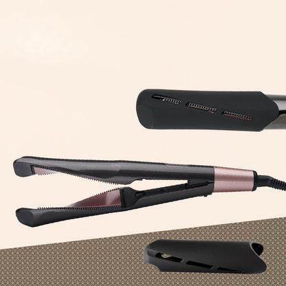 2-in-1 Hair Crimper and Straightener Comb for All Hair Types