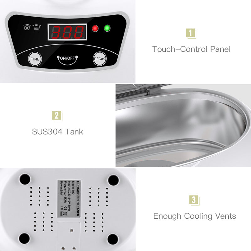 Buy Ultrasonic Cleaning Machine – Clean Jewelry & Glasses at Home