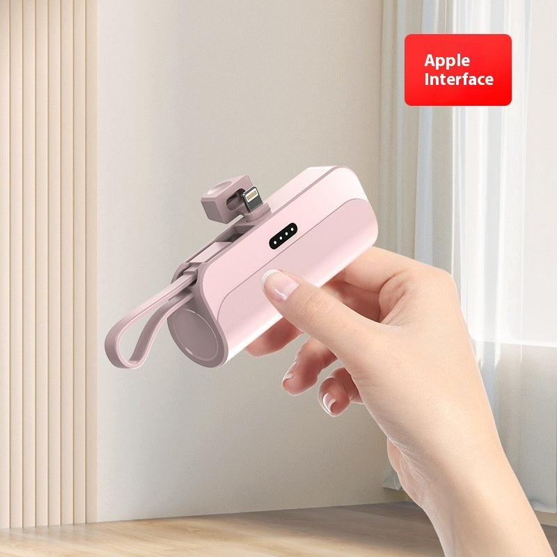 Pocket Wireless Mini Capsule Bank Compact Portable Power Bank