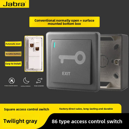 86 Type Wall Mounted Access Control Switch Panel