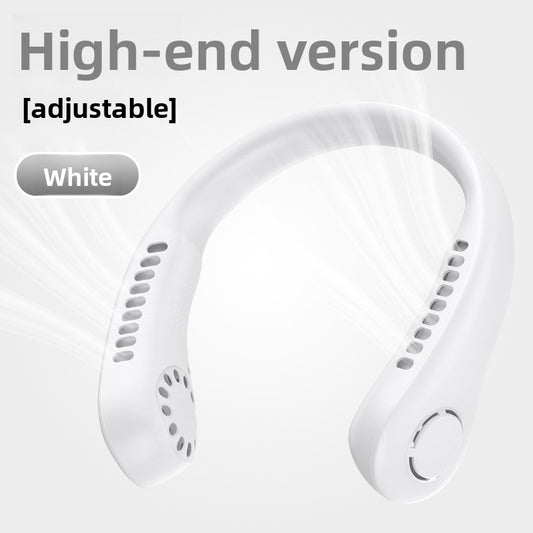 Portable Bladeless Neck Fan with USB Charging and Airflow