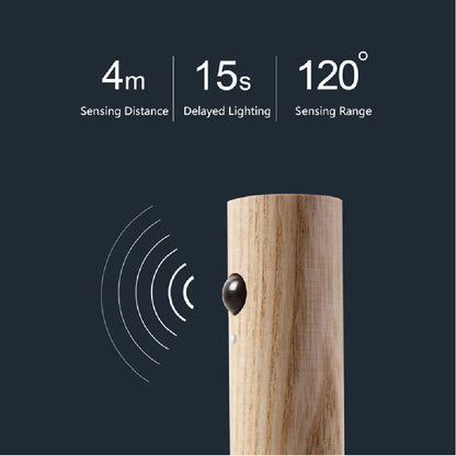 Buy Auto LED USB Magnetic Wood Motion Sensor Night Light