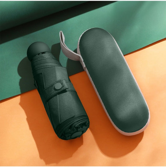 Capsule Umbrella for Portable Rain Travel Protection Use Now