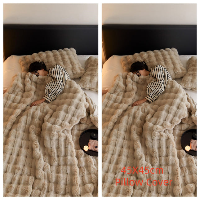 Buy First Polyester Rabbit Bubble Velvet Nap Blanket Quilt