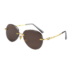 Tea Crystal Gold Frame