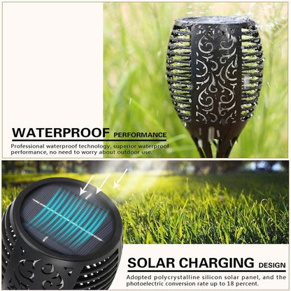 LED Waterproof Solar Torch Light Outdoor Garden & Lawn Lamp