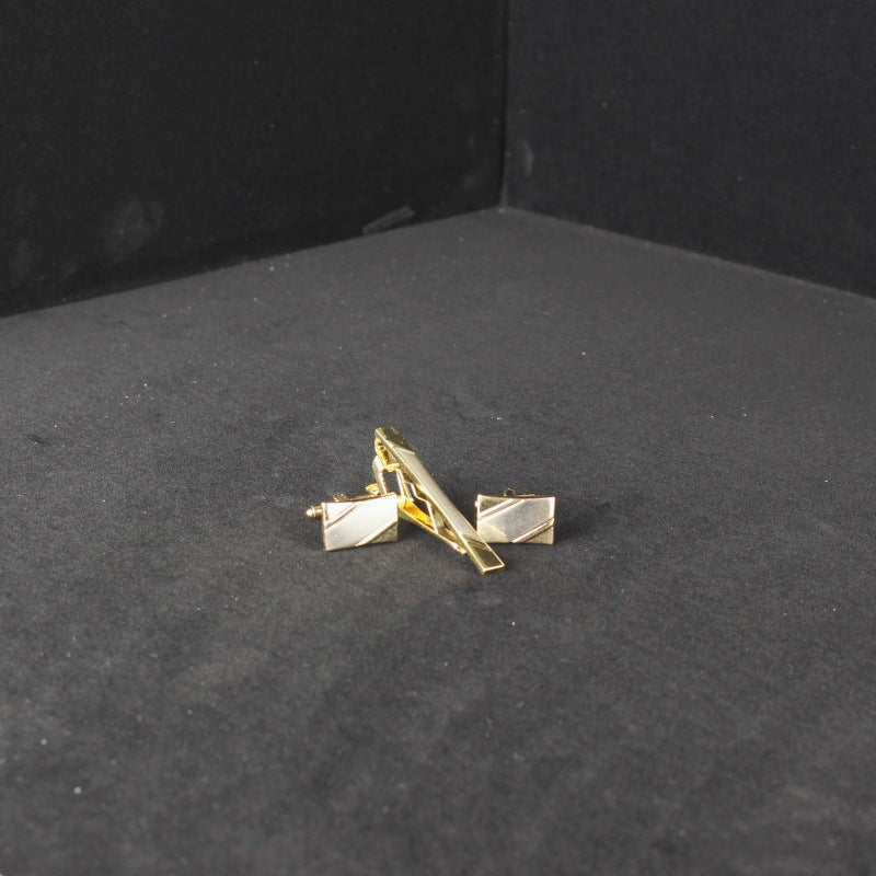 Buy Men’s Formal Business Cufflinks & Tie Clip Set Online