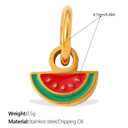 Colorful Drip-Oil Pendant Stylish Necklace Designed for Women