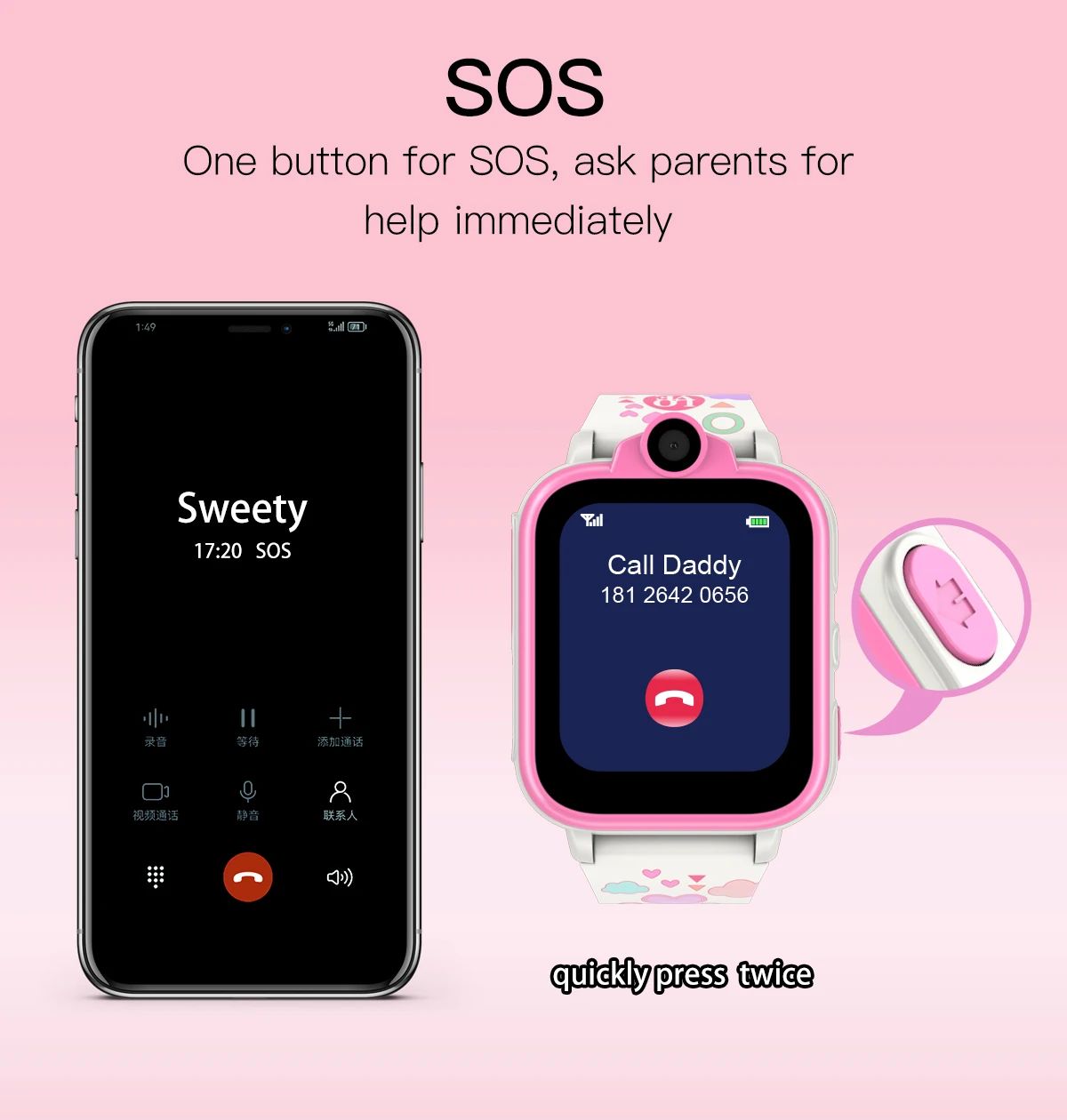 Children’s Touch Screen Smart Watch Multifunction Game Watch