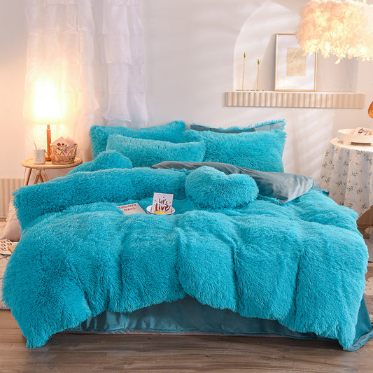 Buy Luxury Fleece Duvet Cover – Thick, Warm & Fluffy Bedding Set