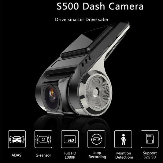 HD USB Car DVR Driving Recorder Camera with Loop Record