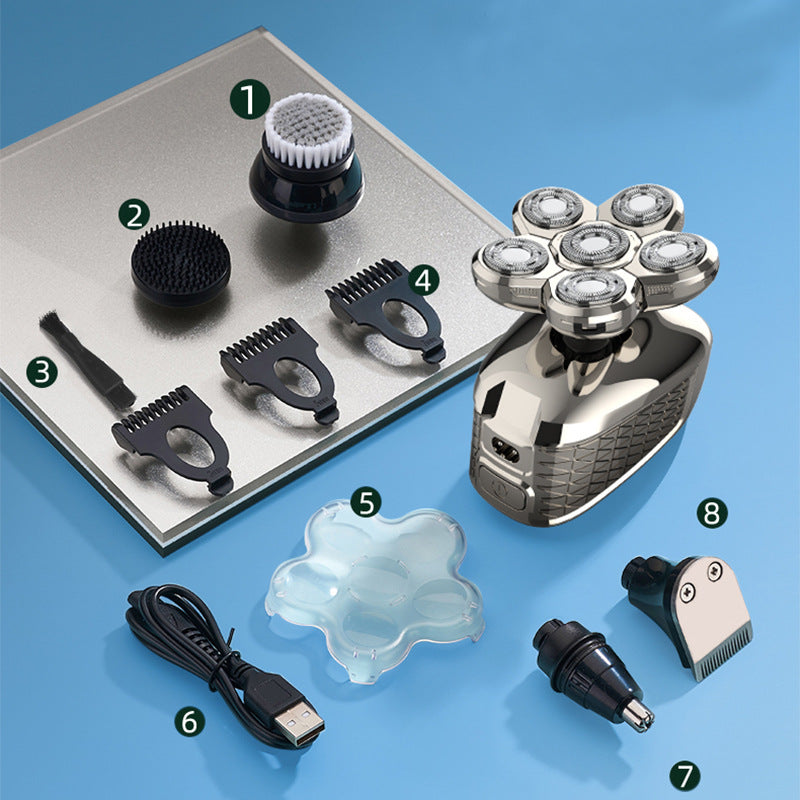 Six-Blade Razor Electric Hairdressing Tool for Professionals