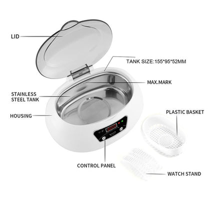 Buy Ultrasonic Cleaning Machine – Clean Jewelry & Glasses at Home