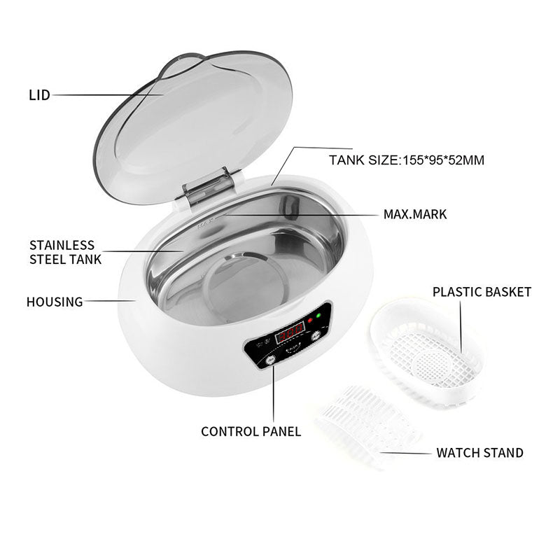 Buy Ultrasonic Cleaning Machine – Clean Jewelry & Glasses at Home