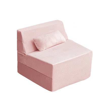 Single-Person Folding Sofa Bed for Relaxing and Sleeping