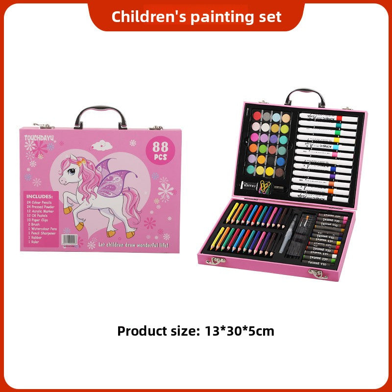 88-Piece Acrylic Marker Art Set for Drawing and Painting