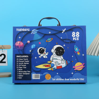 88-Piece Acrylic Marker Art Set for Drawing and Painting