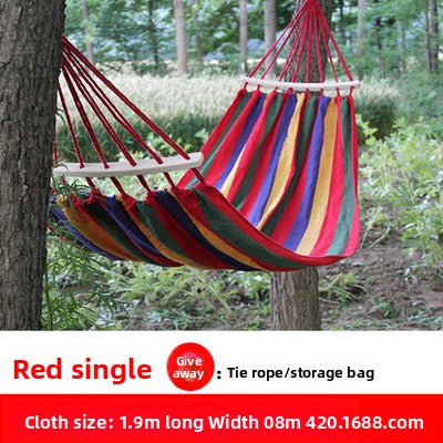 Portable Outdoor Camping Hammock for Travel & Hiking Comfort