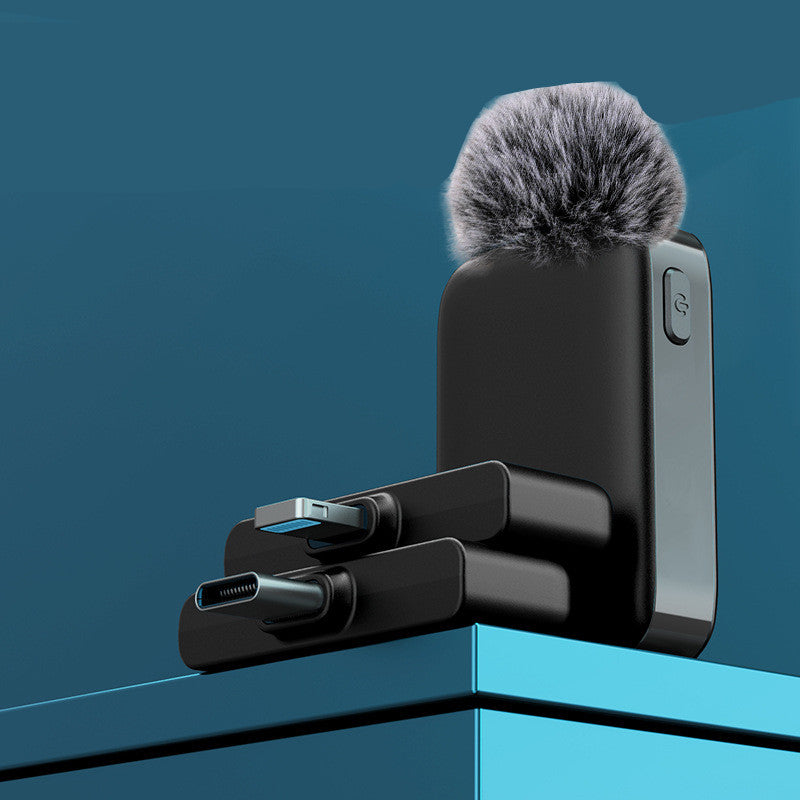 Wireless Lavalier Microphone – Dual Core Noise-Cancelling Mic
