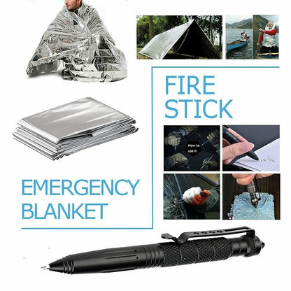 14-in-1 Outdoor Emergency Survival Kit Camping & Hiking Gear