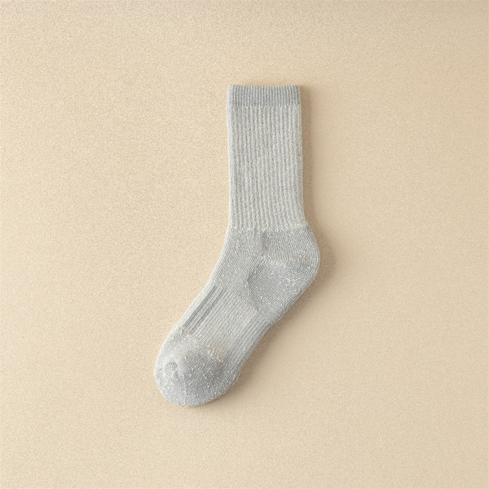 Wool Blend Socks for Outdoor Winter and Daily Comfort Wear