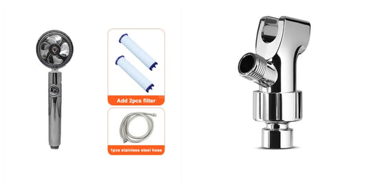 Buy Shower Head Water Saving – 360° Rotating ABS Rain Nozzle