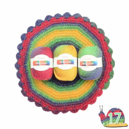 Buy Rainbow Ball of Yarn for DIY Sewing & Craft Making
