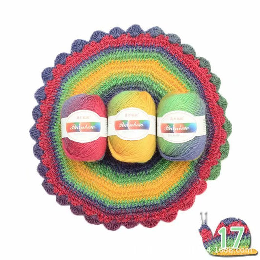 Buy Rainbow Ball of Yarn for DIY Sewing & Craft Making