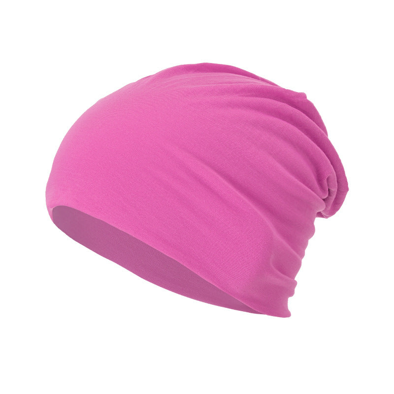 Buy Solid Color Slouchy Beanie – All-Season Knitted Wrap Hat