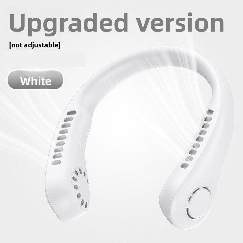 Portable Bladeless Neck Fan with USB Charging and Airflow