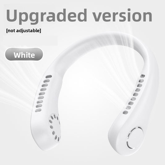 Portable Bladeless Neck Fan with USB Charging and Airflow