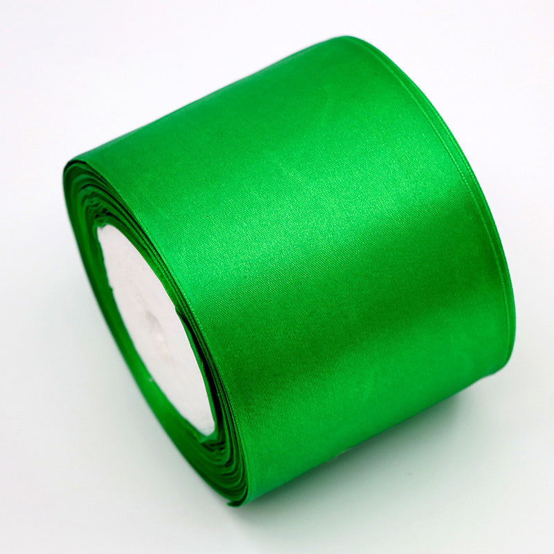 8CM Wide Silk Ribbon – Colored Ribbons for Wedding Supplies