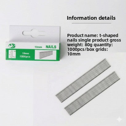 8-10-12mm Woodworking Decoration Manual Pneumatic Nail