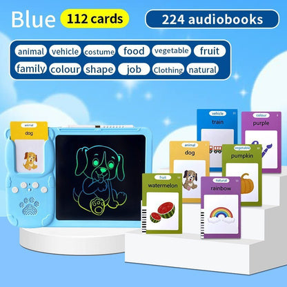 8.5 inch puzzle enlightenment early education card machine Chinese and English writing board children's graffiti drawing board toy factory