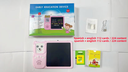 8.5 inch puzzle enlightenment early education card machine Chinese and English writing board children's graffiti drawing board toy factory