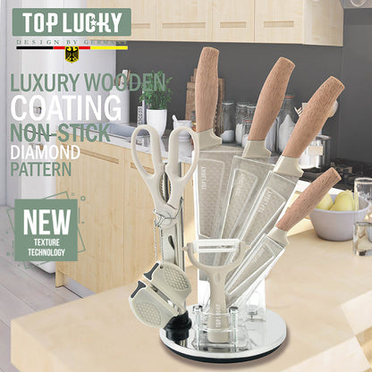 8-piece kitchen knife set