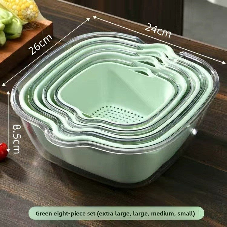 8-Piece Kitchen Vegetable Washing Set