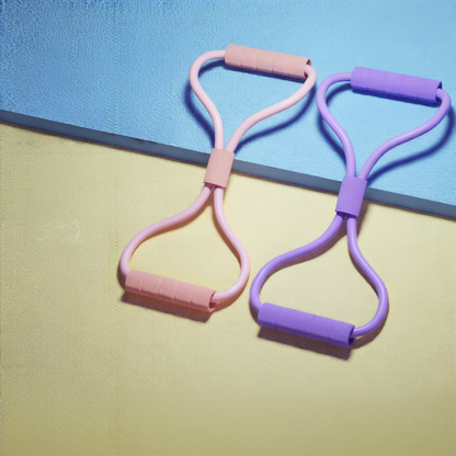 8-Shaped Fitness Resistance Band for Shoulder and Back Stretching