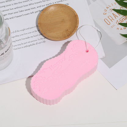 Kids Bath Scrubber for Gentle Shower and Body Cleaning Use